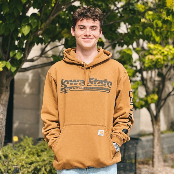 Carhartt I-State Cyclones Brown Hooded Sweatshirt